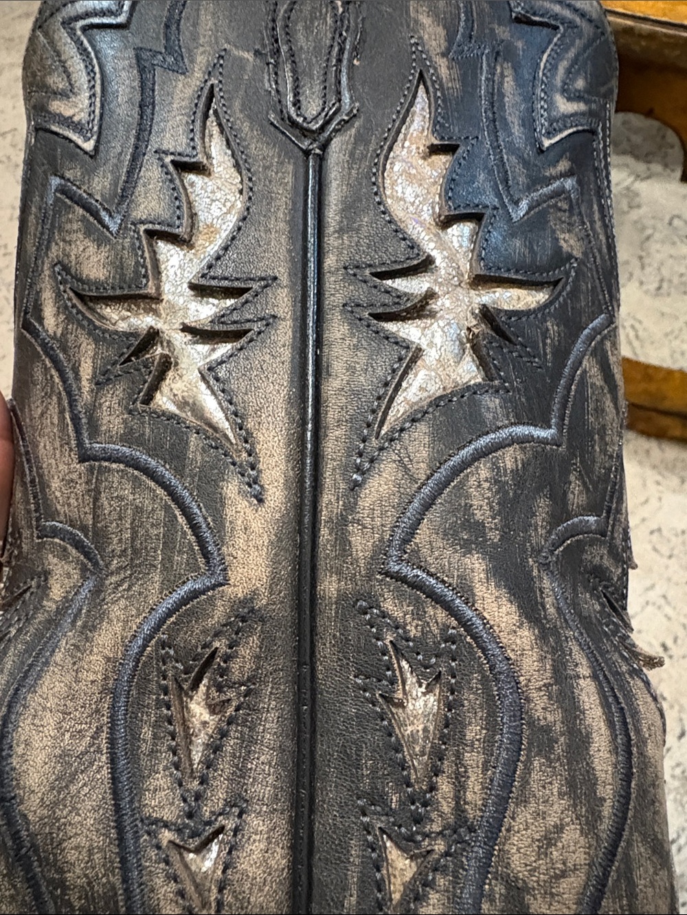 Dan Post  Western Cowboy Boot  Leather - Picture 2 of 9